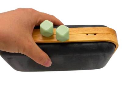 Angel Çanta Aksesuar Yeşil Toplu Ahşap Çanta Kalıbı (NOT:ÇANTA DEĞİLDİR) - 2