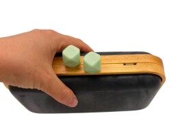 Angel Çanta Aksesuar Yeşil Toplu Ahşap Çanta Kalıbı (NOT:ÇANTA DEĞİLDİR) - 3