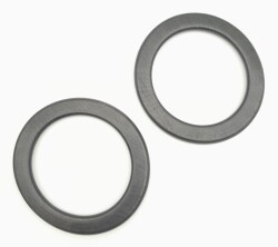 Angel Çanta Aksesuar 12 cm Yassı Yuvarlak Ahşap Çanta Sapı Siyah Renk - 2