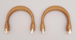 Angel Çanta Aksesuar 12.5X13 Cm Light Gold Halkalı Ahşap Çanta Sapı - 3