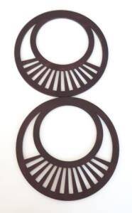 Angel Çanta Aksesuar 18 Cm, Ahşap Çanta Sapı (Koyu Mor) - 1