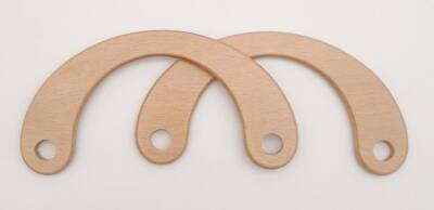 Angel Çanta Aksesuar C Model 9x18 cm Açık Ahşap Renk Ahşap Çanta Sapı - 1