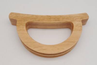 Angel Çanta Aksesuar D Model Açık Ahşap Çanta Sapı - 2