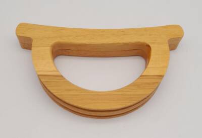 Angel Çanta Aksesuar D Model Koyu Ahşap Çanta Sapı - 2