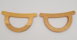 Angel Çanta Aksesuar D Model Koyu Ahşap Çanta Sapı - 3