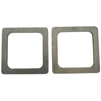 Angel Çanta Aksesuar Kare Model 13 cm Haki Renk Ahşap Çanta Sapı - 2