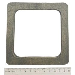 Angel Çanta Aksesuar Kare Model 13 cm Haki Renk Ahşap Çanta Sapı - 3