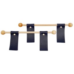 Angel Çanta Aksesuar Suni Derili Ahşap Çanta Sapı Lacivert Renk - 2