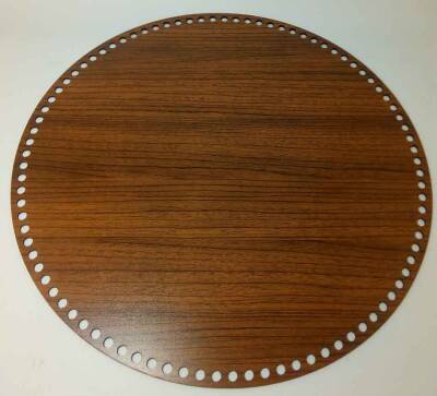 Angel Çanta Aksesuar Ahşap 40 Cm Çapında Plaka - 1