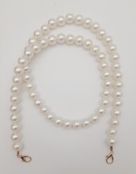 Angel Çanta Aksesuar 100 cm 16mm İncili Çanta Sapı - Angel Çanta Aksesuar