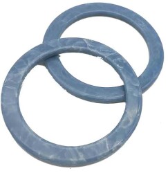 Angel Çanta Aksesuar 13Cm Yuvarlak Akrilik Karolina Mavi Mermer Desen Çanta Sapı - 2