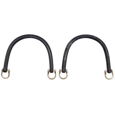 Angel Çanta Aksesuar 16 cm Akrilik Siyah Renk Çanta Tutma Sapı Light Gold Metalli - 2