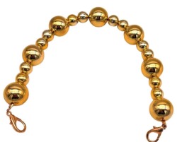 Angel Çanta Aksesuar 38 cm Gold Çanta Sapı Light Gold Metalli - Angel Çanta Aksesuar