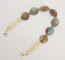 Angel Çanta Aksesuar 40 cm Kancalı Akrilik Zincir Light Gold Metalli No:01 - 2