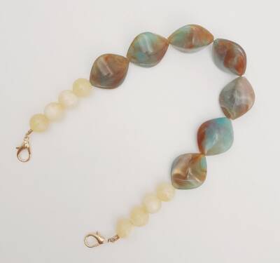 Angel Çanta Aksesuar 40 cm Kancalı Akrilik Zincir Light Gold Metalli No:01 - 2