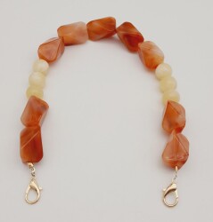 Angel Çanta Aksesuar 40 cm Kancalı Akrilik Zincir Light Gold Metalli No:03 - 2