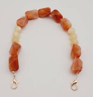 Angel Çanta Aksesuar 40 cm Kancalı Akrilik Zincir Light Gold Metalli No:03 - 2