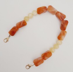 Angel Çanta Aksesuar 40 cm Kancalı Akrilik Zincir Light Gold Metalli No:03 - 3