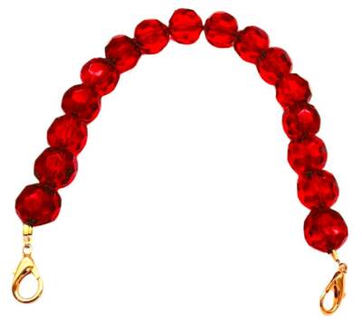 Angel Çanta Aksesuar 41 Cm Kırmızı Petek Model Çanta Sapı Light Metalli - 1