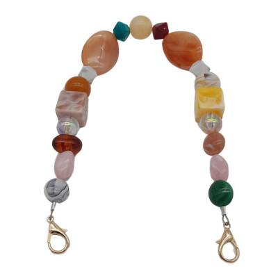 Angel Çanta Aksesuar 42 cm Renkli Akrilik Çanta Sapı No:01 Light Gold Metalli - 2