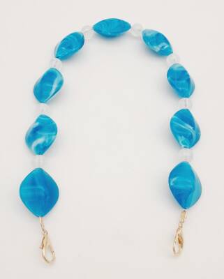 Angel Çanta Aksesuar 45 cm Kancalı Akrilik Zincir Light Gold Metalli No:07 - 2