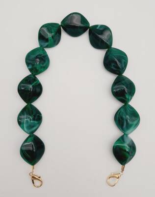 Angel Çanta Aksesuar 45 cm Kancalı Akrilik Zincir Light Gold Metalli No:12 - 1