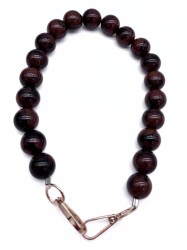 Angel Çanta Aksesuar 48 cm Acı Kahve Tonlu Renkli Akrilik Çanta Sapı Light Gold Metalli - Angel Çanta Aksesuar