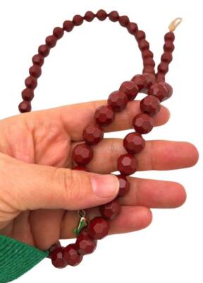 Angel Çanta Aksesuar 80 Cm Bordo Renk Çanta Sapı Kancalı Light Gold Metalli - 2