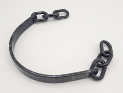 Angel Çanta Aksesuar Akrilik Siyah Renk Mermer Desen Zincirli Çanta Tutma Sapı - 3