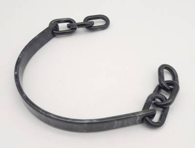 Angel Çanta Aksesuar Akrilik Siyah Renk Mermer Desen Zincirli Çanta Tutma Sapı - 3