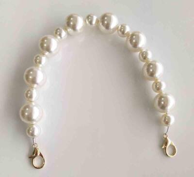 Angel Çanta Aksesuar İncili Zincir 40 Cm Kancalı No5 - 1