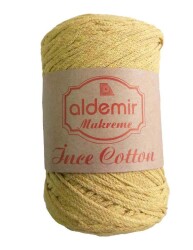 Angel Çanta Aksesuar Aldemir İnce Pamuk Makrome Açık Hardal No:7 - Angel Çanta Aksesuar