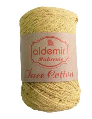 Angel Çanta Aksesuar Aldemir İnce Pamuk Makrome Açık Hardal No:7 - 1