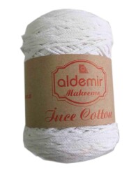 Angel Çanta Aksesuar Aldemir İnce Pamuk Makrome Beyaz No:1 - Angel Çanta Aksesuar