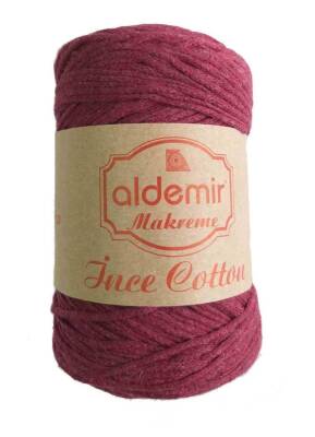 Angel Çanta Aksesuar Aldemir İnce Pamuk Makrome Bordo No:13 - 1