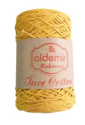 Angel Çanta Aksesuar Aldemir İnce Pamuk Makrome Hardal No:8 - 1