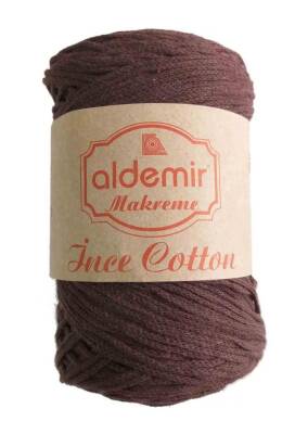 Angel Çanta Aksesuar Aldemir İnce Pamuk Makrome Koyu Kahve No:10 - 1