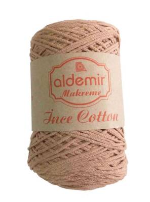 Angel Çanta Aksesuar Aldemir İnce Pamuk Makrome Sütlü Kahve No:9 - 1