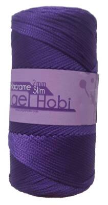 Angel Çanta Aksesuar Angel Pp Makrome İp A-47( Koyu Mor) - 1