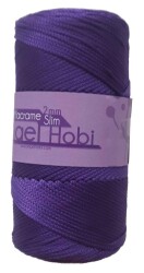 Angel Çanta Aksesuar Angel Pp Makrome İp A-47( Koyu Mor) - Angel Çanta Aksesuar