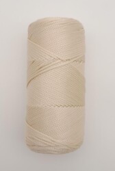 Angel Çanta Aksesuar Angel PP Makrome İp Bej Renk No:35 - Angel Çanta Aksesuar