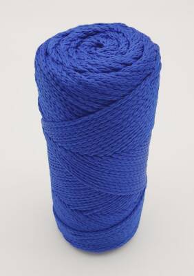 Angel Çanta Aksesuar Angel PP Makrome İp Saks Mavi Renk No:34 - 2