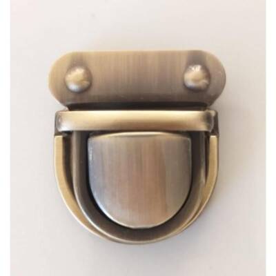 Angel Çanta Aksesuar Açık Antik Renk 4.3X3.7 Cm Kancalı Kilit - 1