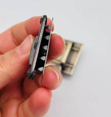 Angel Çanta Aksesuar Antik Kare Model Çanta Kilidi - 2