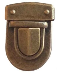 Angel Çanta Aksesuar Antik Renk Kilit - Angel Çanta Aksesuar