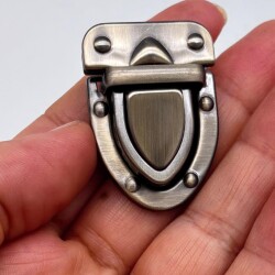 Angel Çanta Aksesuar Antik Uzun Model Çanta Kilidi - 3