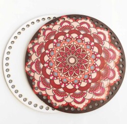 Angel Çanta Aksesuar Ahşap 20 Cm Resimli Plaka Arkalıklı Yn Simetri3 - Angel Çanta Aksesuar