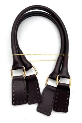 Angel Çanta Aksesuar Aura Model Çanta Sapı Koyu Kahve Renk - 1