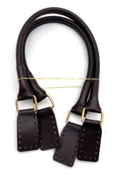 Angel Çanta Aksesuar Aura Model Çanta Sapı Koyu Kahve Renk - Angel Çanta Aksesuar