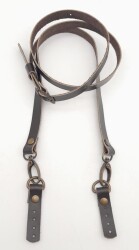 Angel Çanta Aksesuar 130x1.5 cm Kahverengi Gerçek Deri Antik Tokalı Çanta Sapı - Angel Çanta Aksesuar